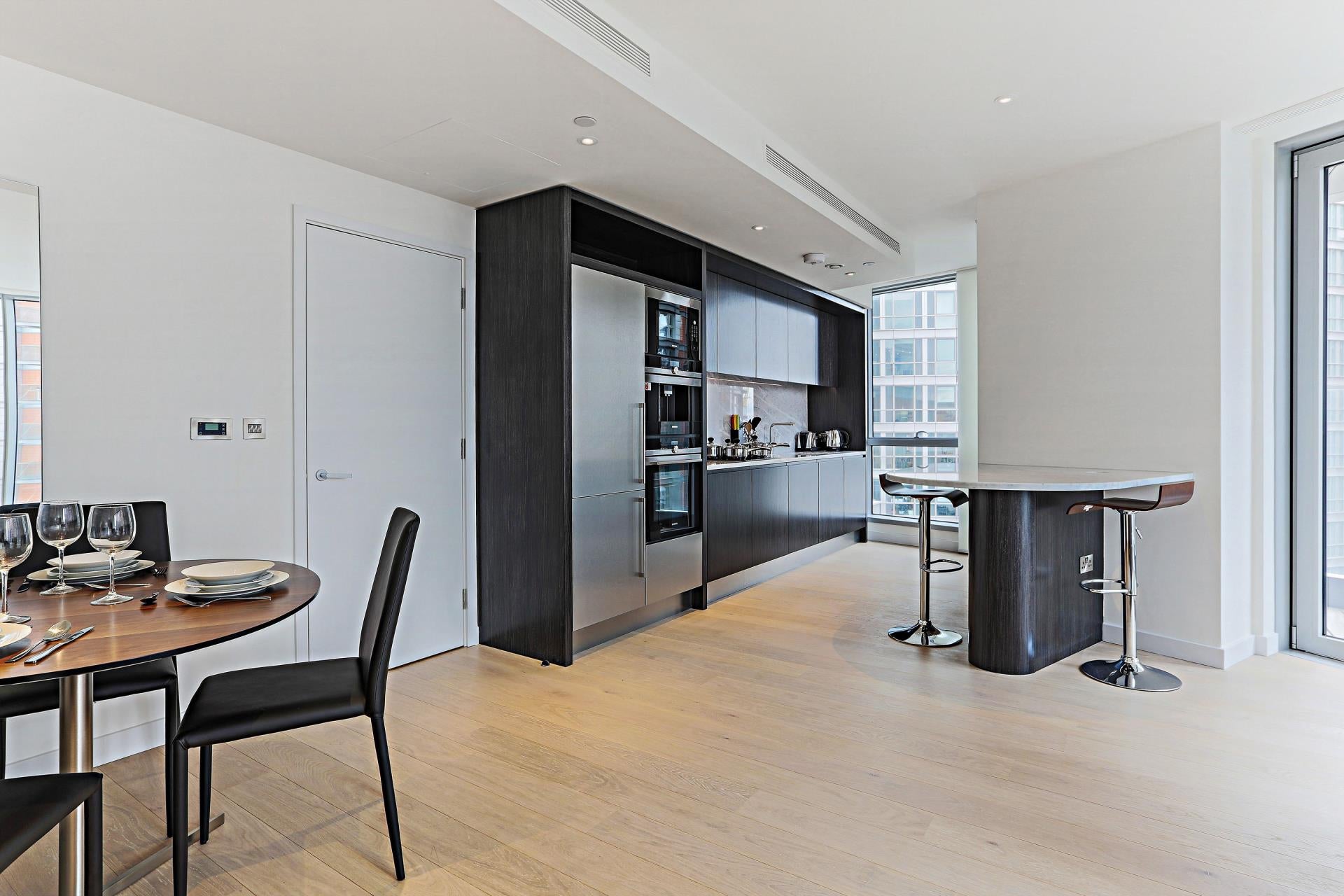 Flat Burdett Road in Greater London