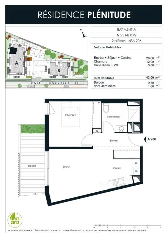Appartement Rue Virgilio Peña Córdoba à Billère