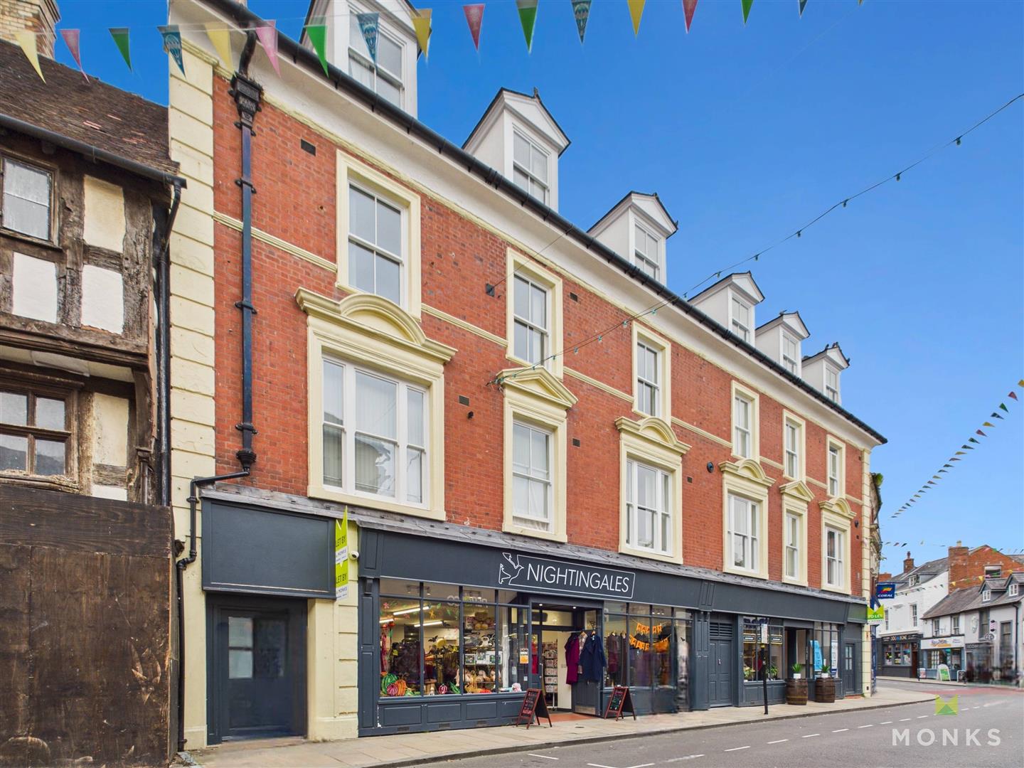 Flat Cross Street in Oswestry