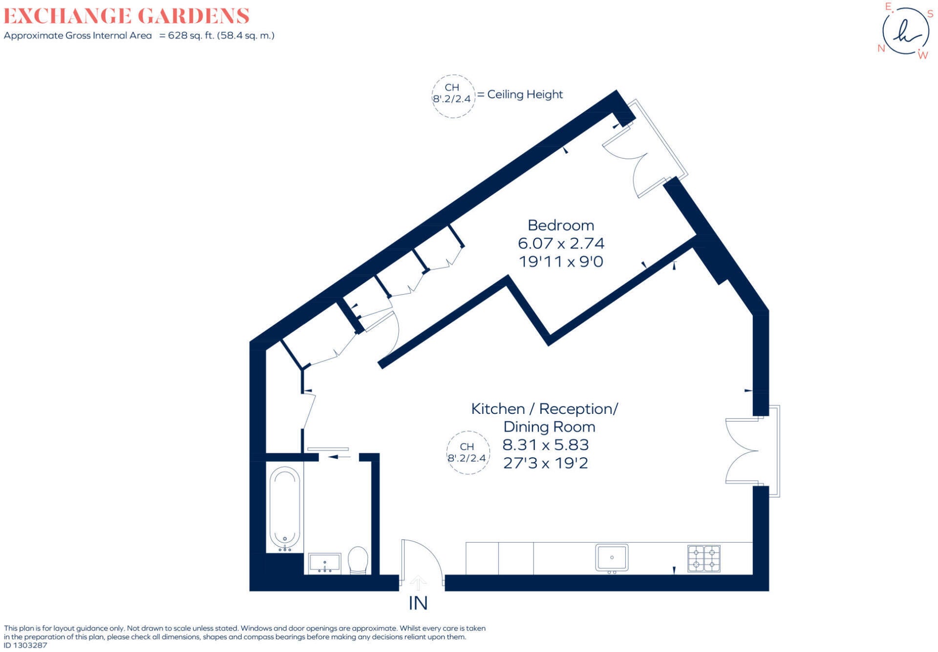 Flat Exchange Gardens in Greater London