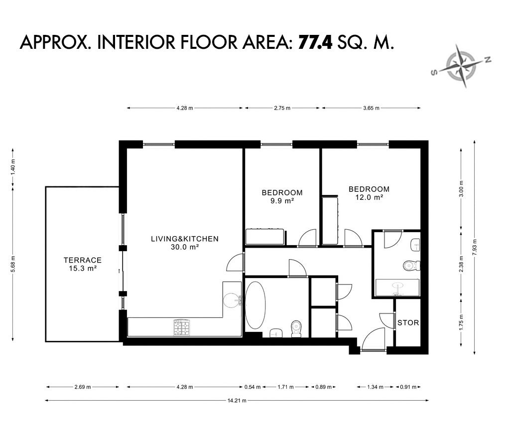 Flat Wandsworth Road in Greater London