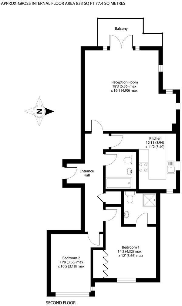 Flat May Bate Avenue in Greater London