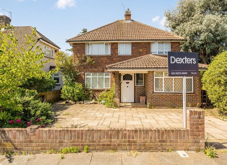 House Manor Lane in Borough of Spelthorne