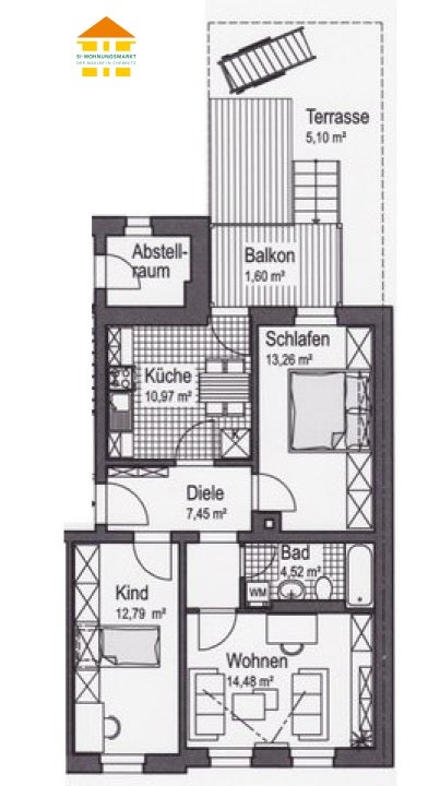 Wohnung Margaretenstraße in Chemnitz