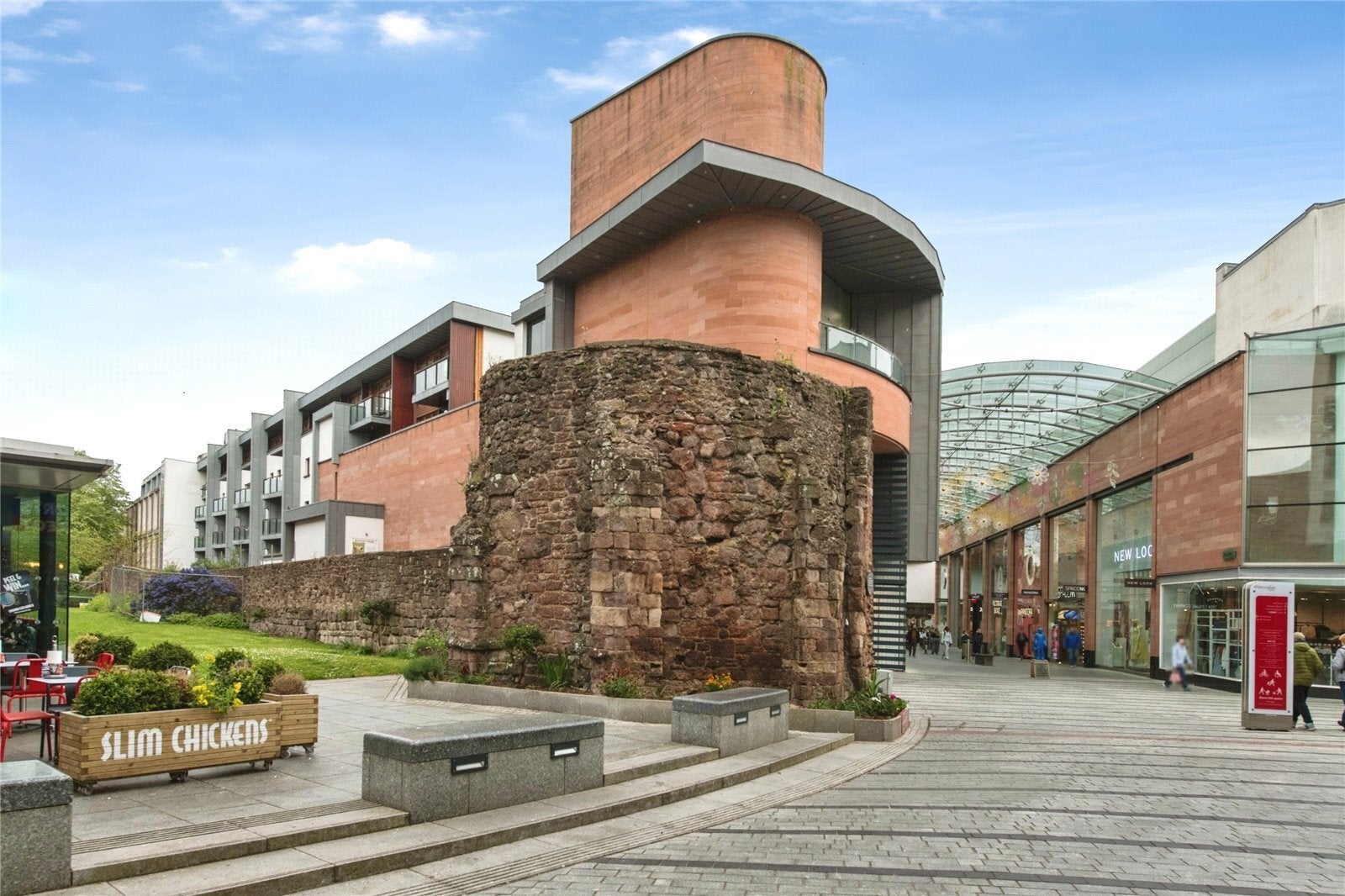 Flat Roman Walk in Exeter