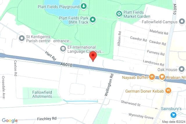 Flat Wilbraham Road in Manchester