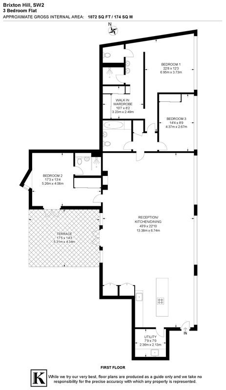Flat Brixton Hill in Greater London