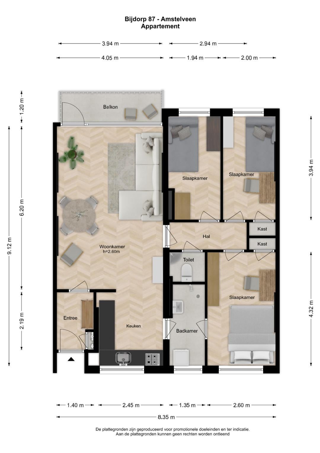 Appartement te huur: Bijdorp, Amstelveen