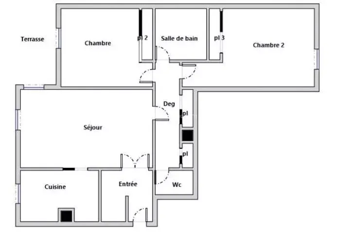 Flat Rue Lemaître in Asnières-sur-Seine