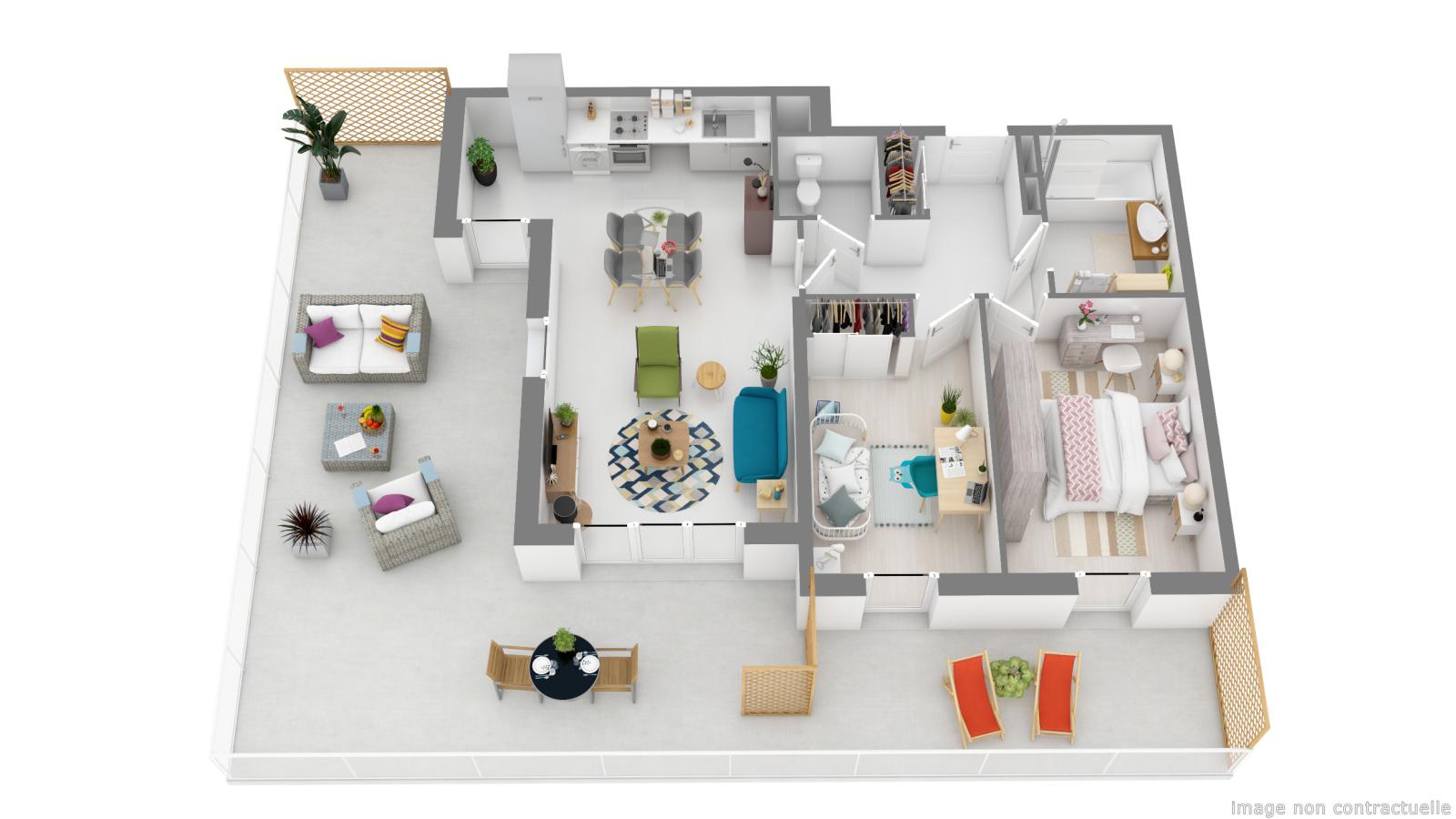 Appartement Cours des Arts à Mougins