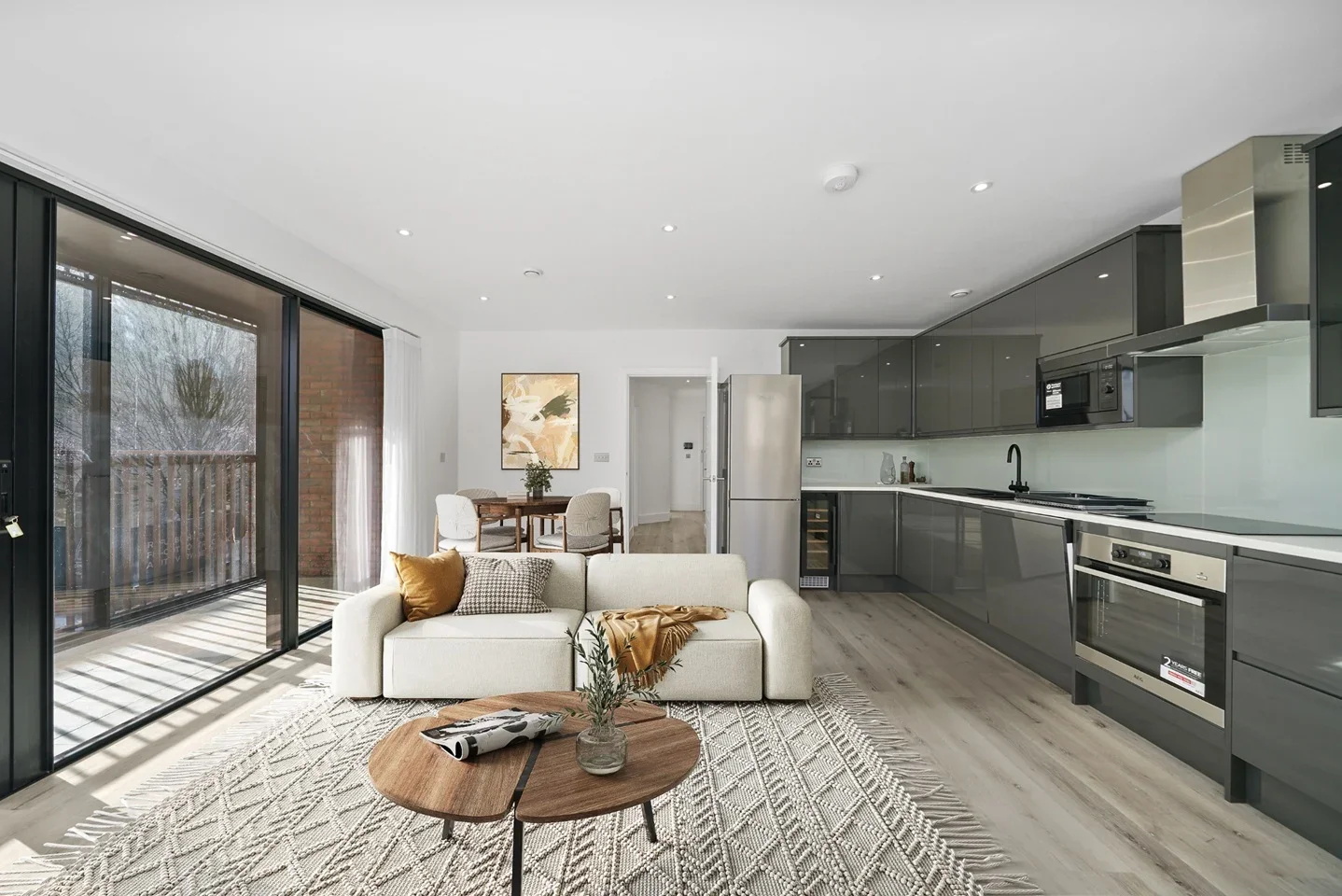 Flat Coomer Place in Greater London