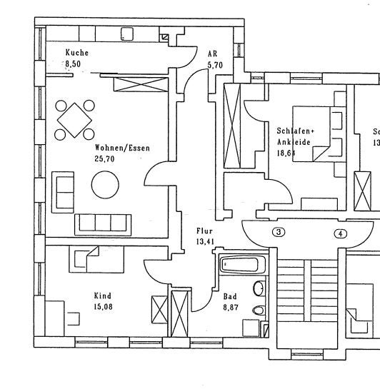 Wohnung Huttenstraße in Dessau