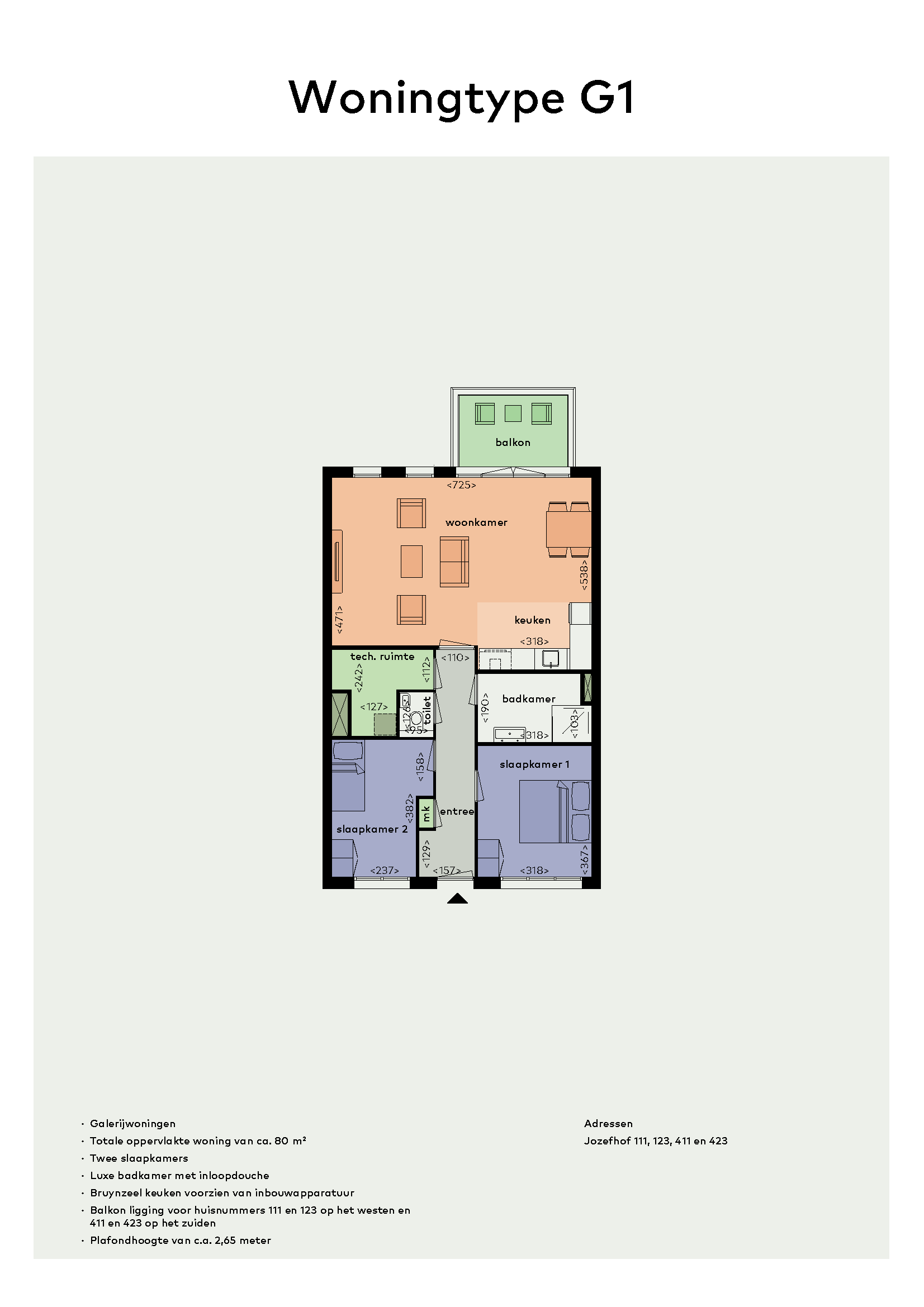 Appartement Jozefhof 411 in Gouda