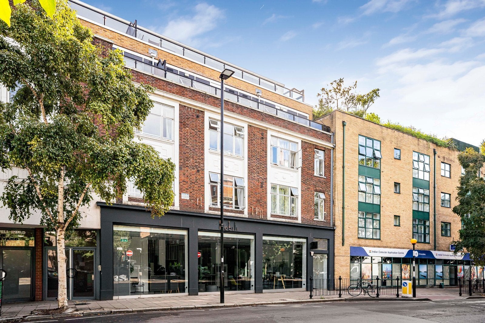 Flat City Road in Greater London