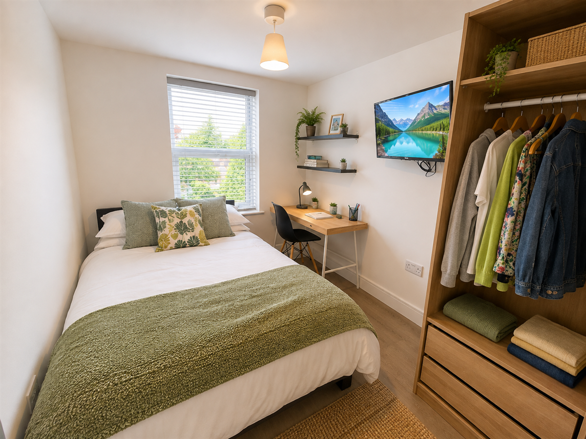 Flat Colwick Road in Nottingham