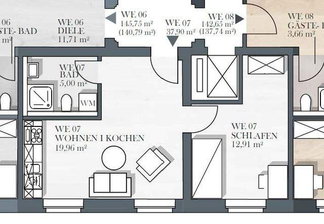 Wohnung Lisztstraße in Weimar