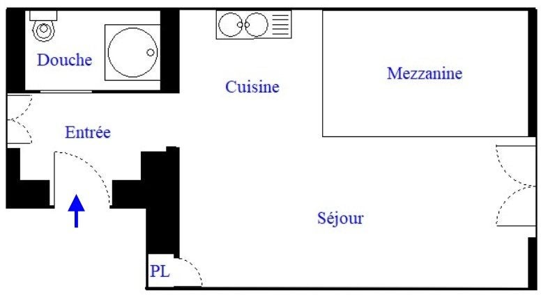 Flat Rue Jean François Lépine in Paris
