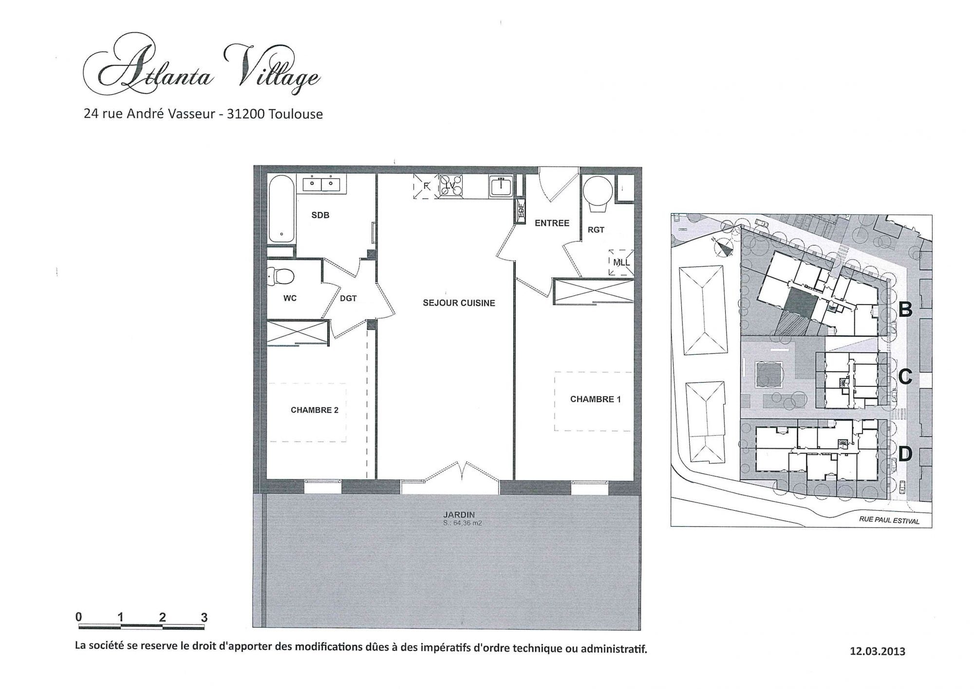 Appartement Route d'Albi à Toulouse