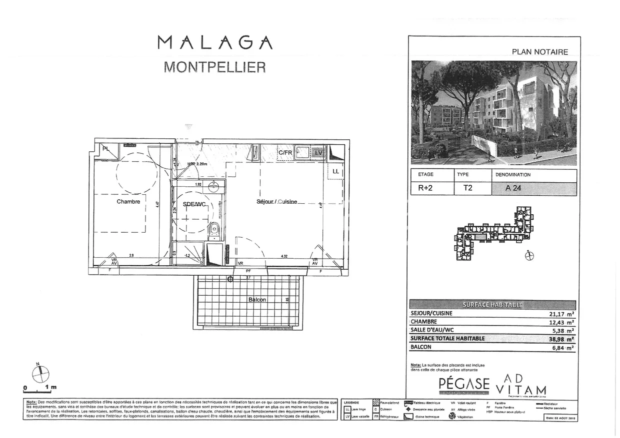 Appartement Rue Daunou à Montpellier