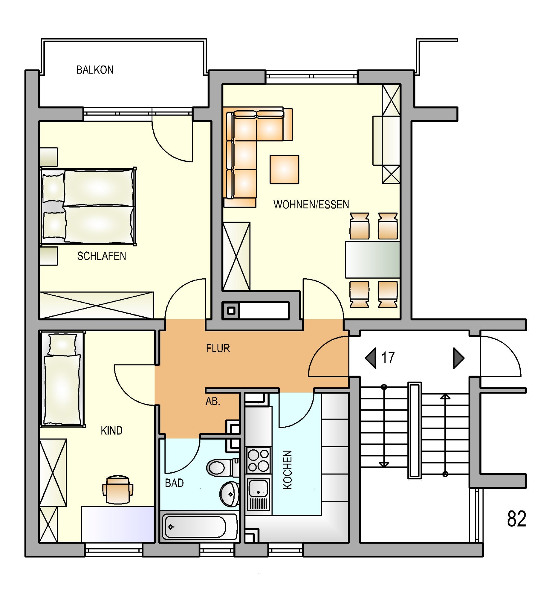 Wohnung Bismarckstraße in Remscheid