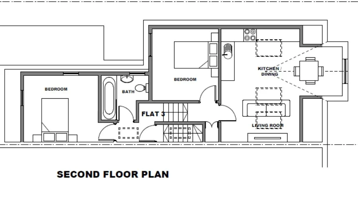 Flat Bensham Manor Road in Greater London