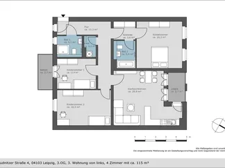Wohnung Reudnitzer Straße in Leipzig