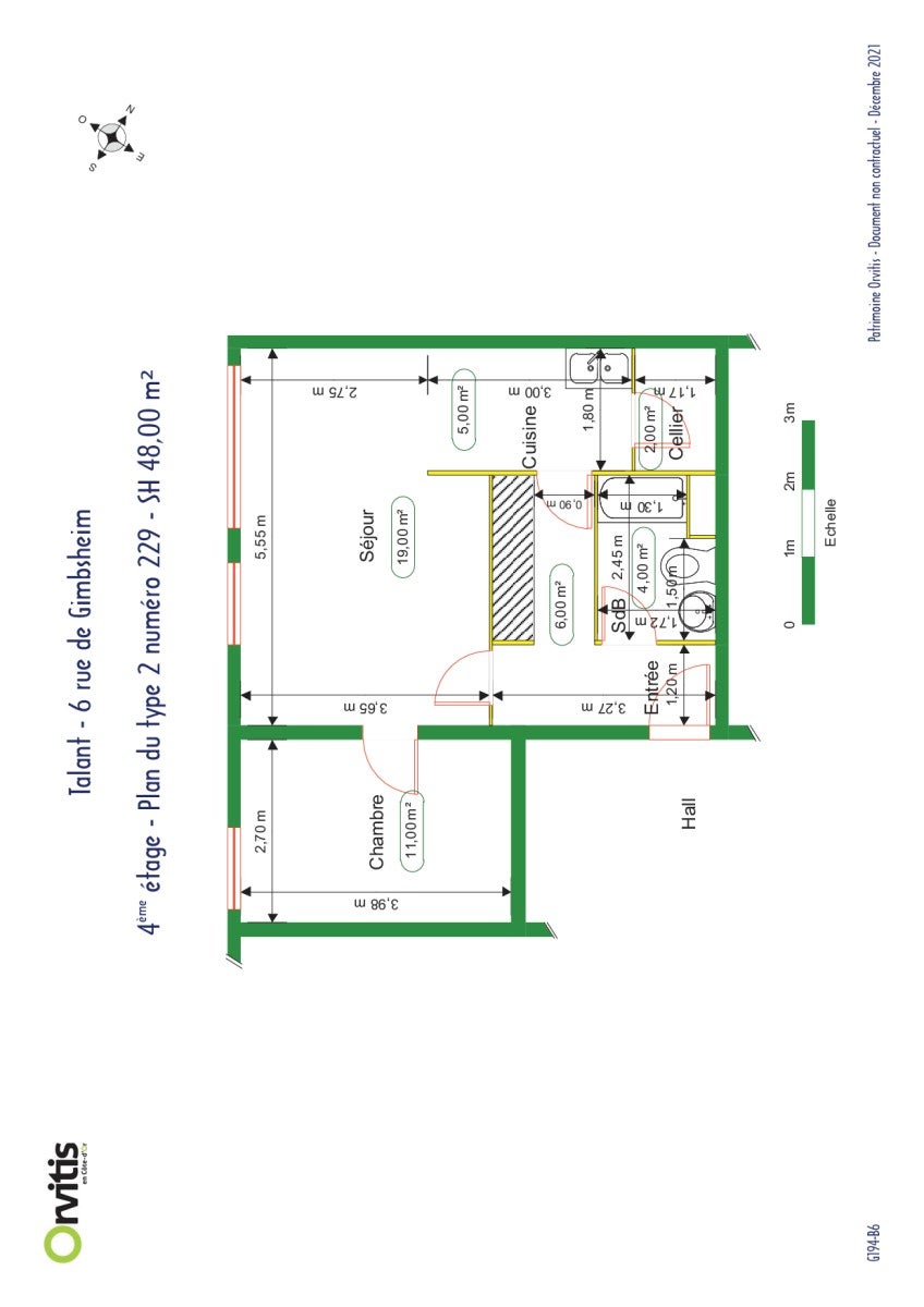 Flat Rue Charles de Gaulle in Talant