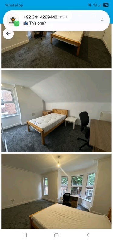 Room Albert Grove in Nottingham