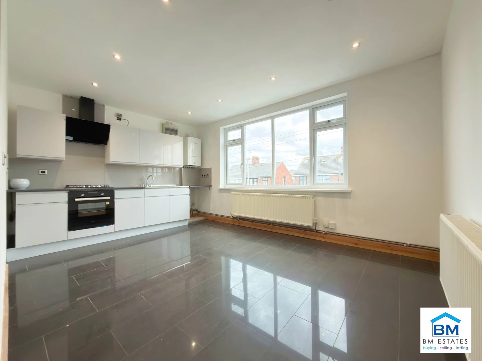Flat Clumber Road in Leicester
