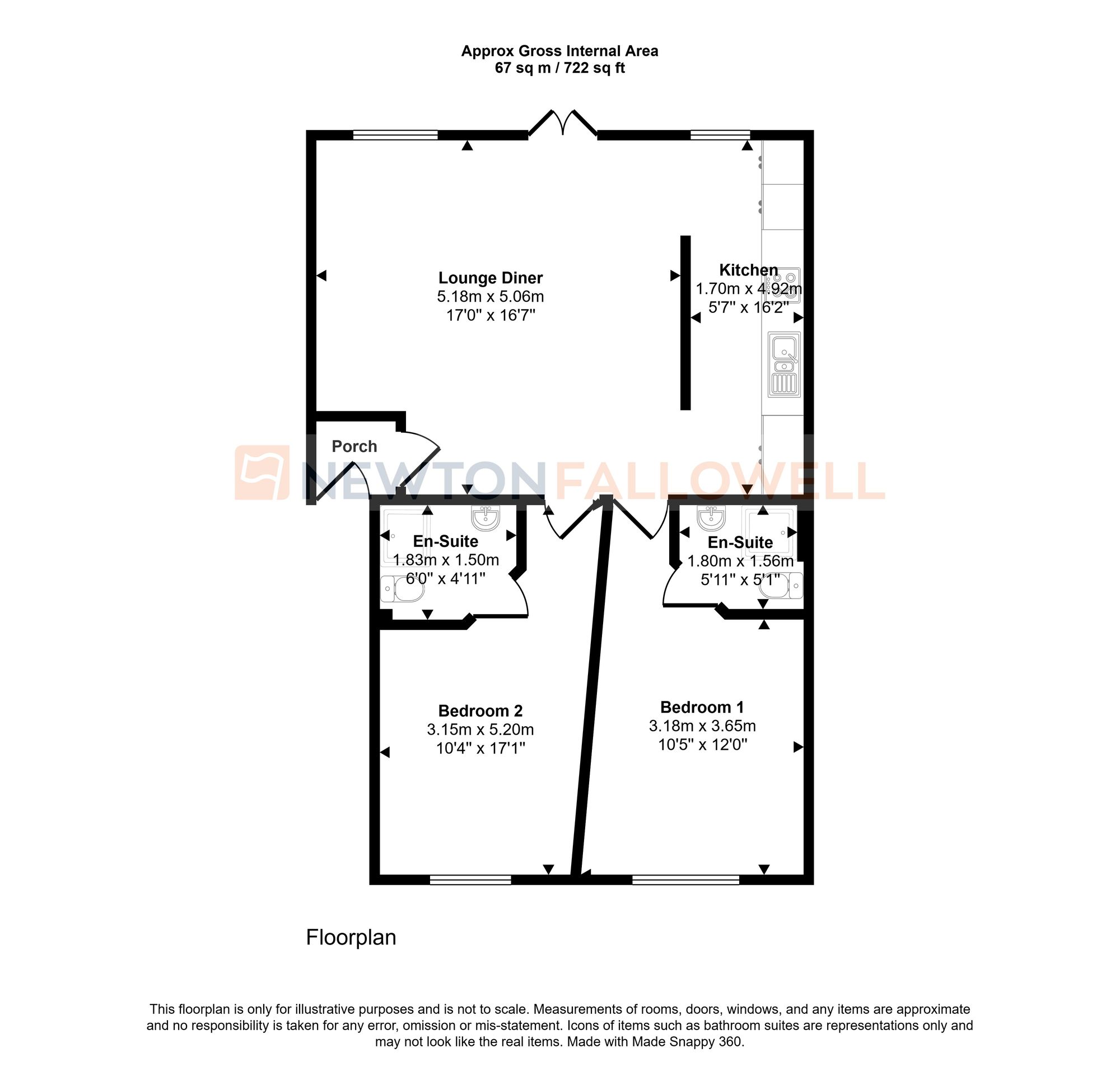 Flat Witham Way in Peterborough
