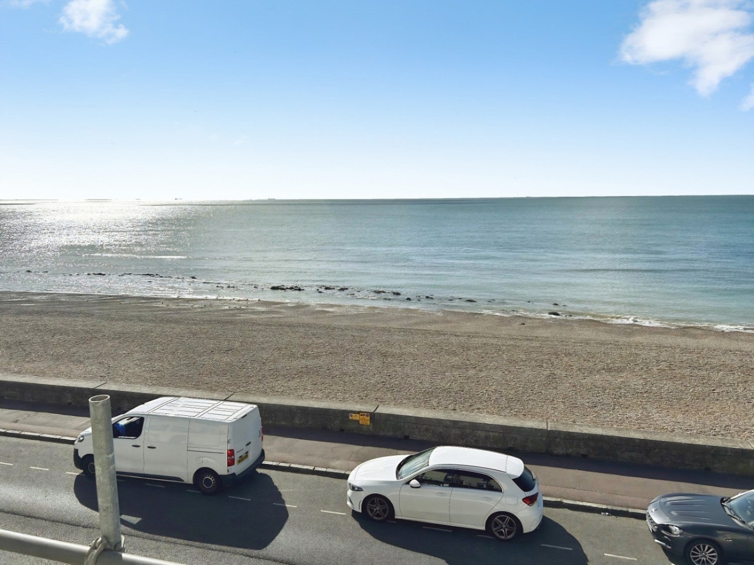 Flat Sandgate Esplanade in Folkestone and Hythe District
