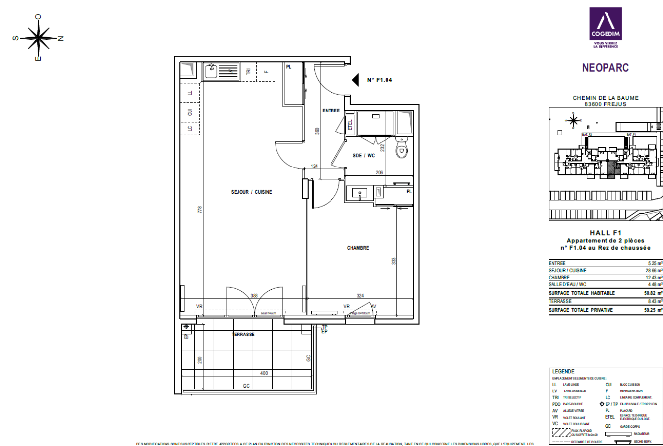 Appartement Chemin de la Baume à Fréjus