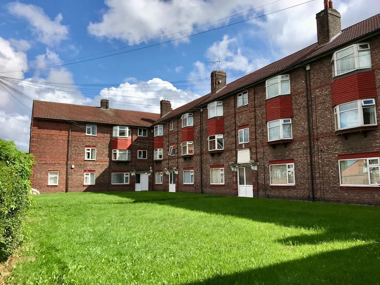 Flat Binns Road in Liverpool