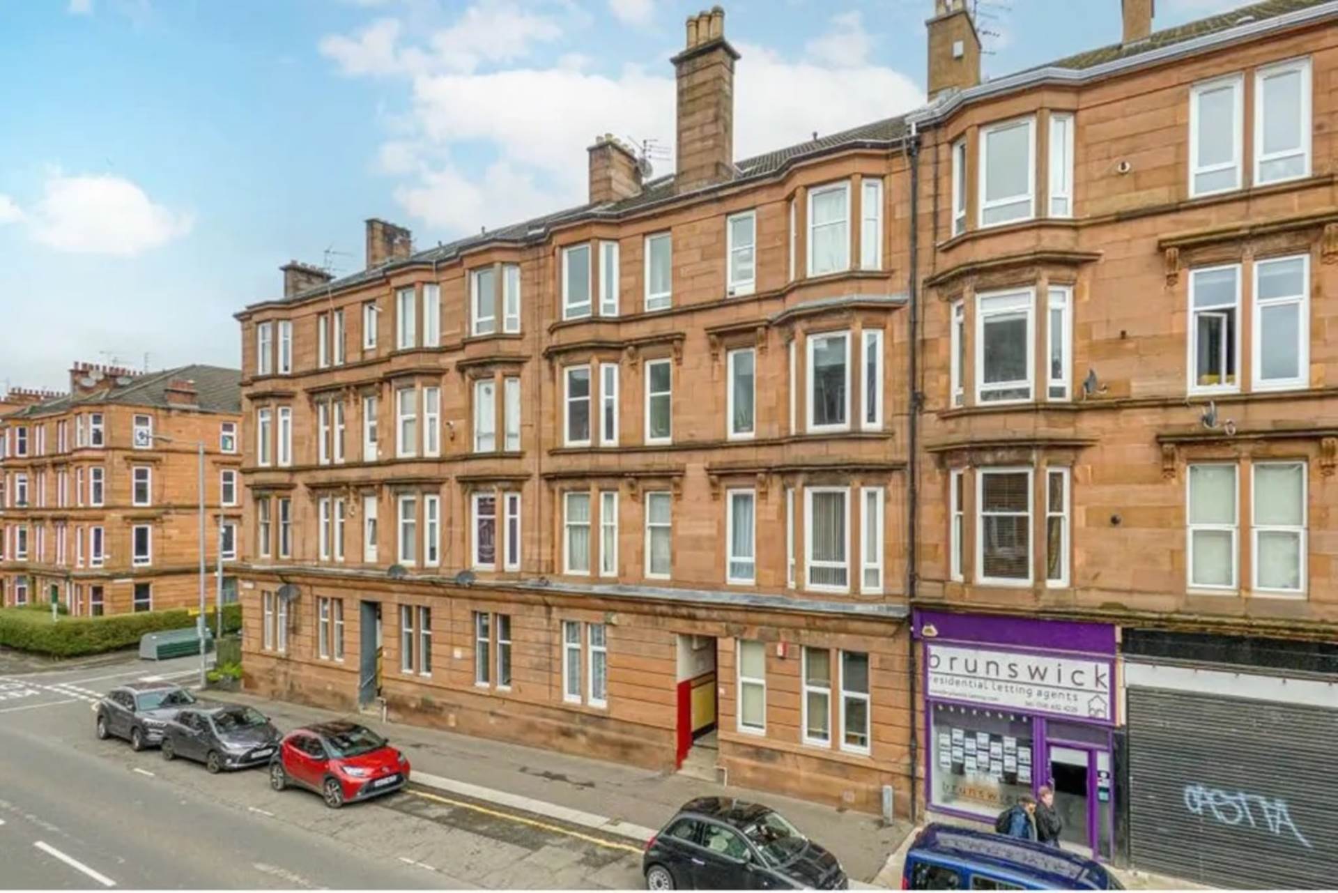 Flat Minard Road in Glasgow