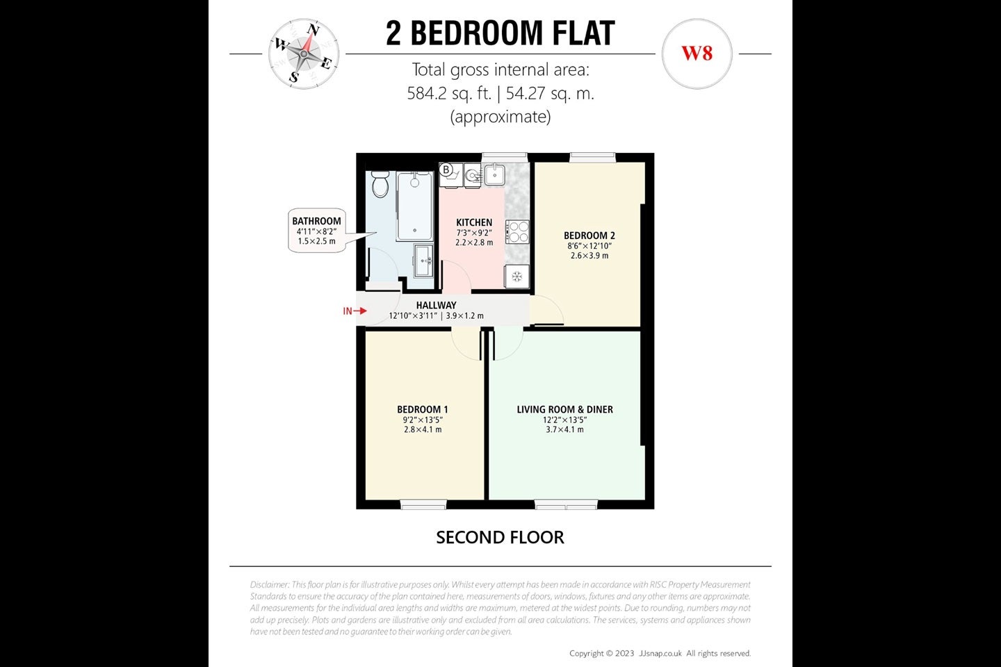 Flat Kensington High Street in Greater London