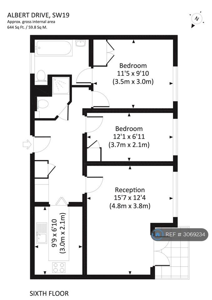 Room Albert Drive in Greater London