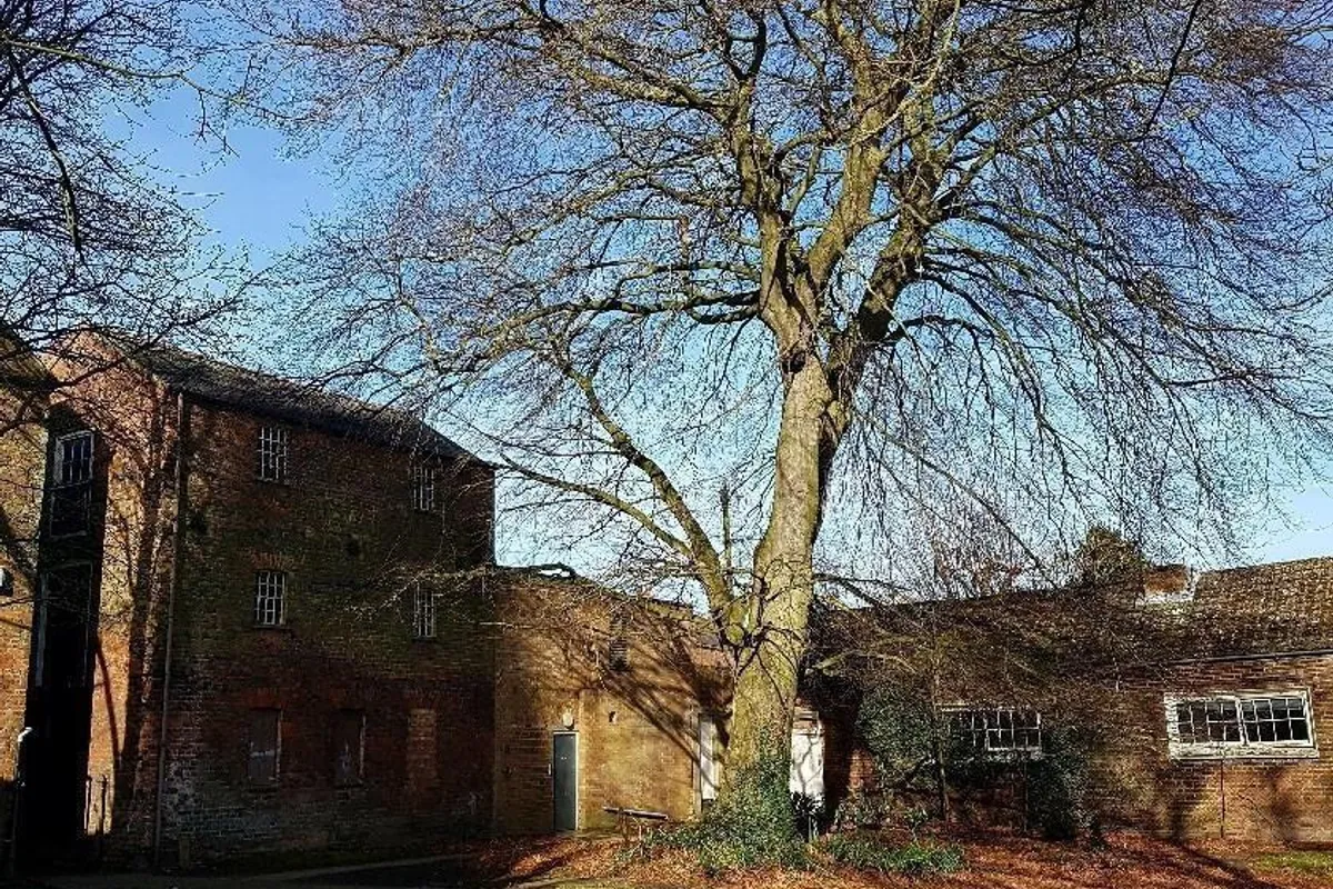 Flat Market Place in South Holland