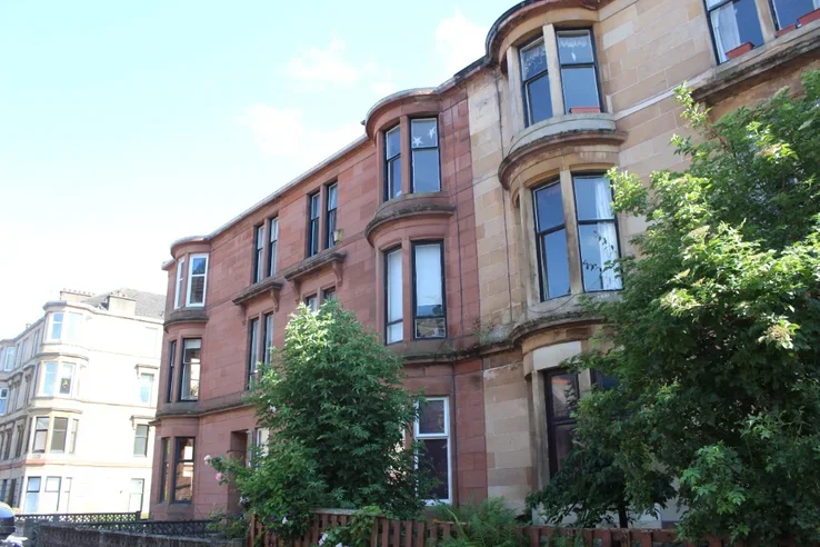 Flat Lawrence Street in Glasgow
