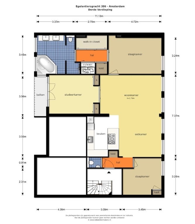 Appartement te huur: Egelantiersgracht, Amsterdam