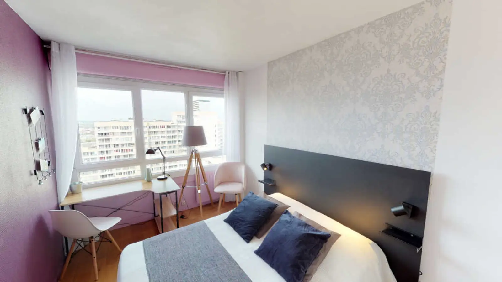 Chambre Square Georges Pernoud à Nanterre