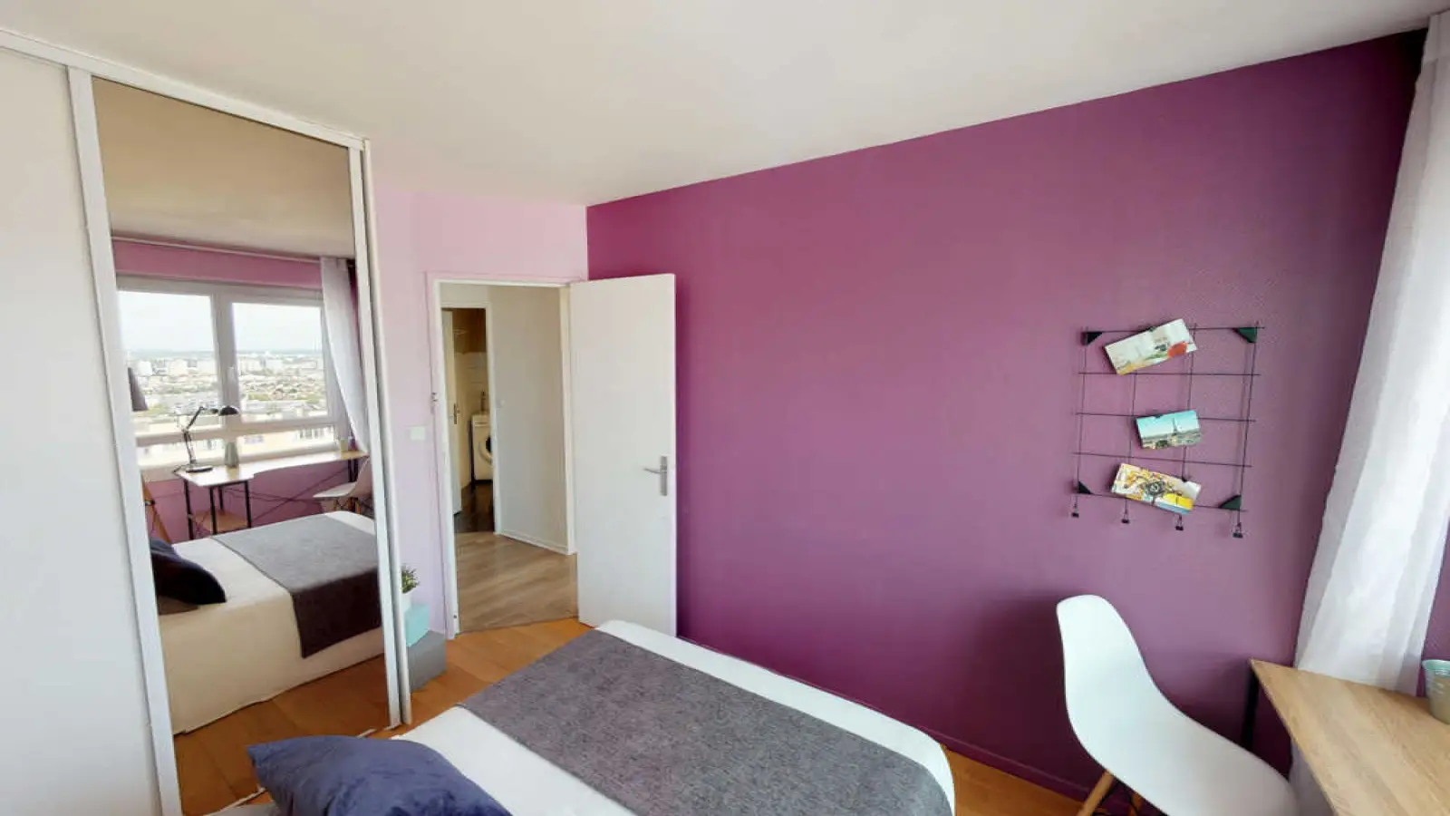 Chambre Square Georges Pernoud à Nanterre