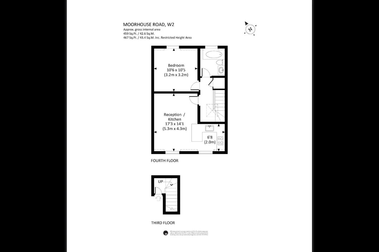 Flat Moorhouse Road in City of Westminster