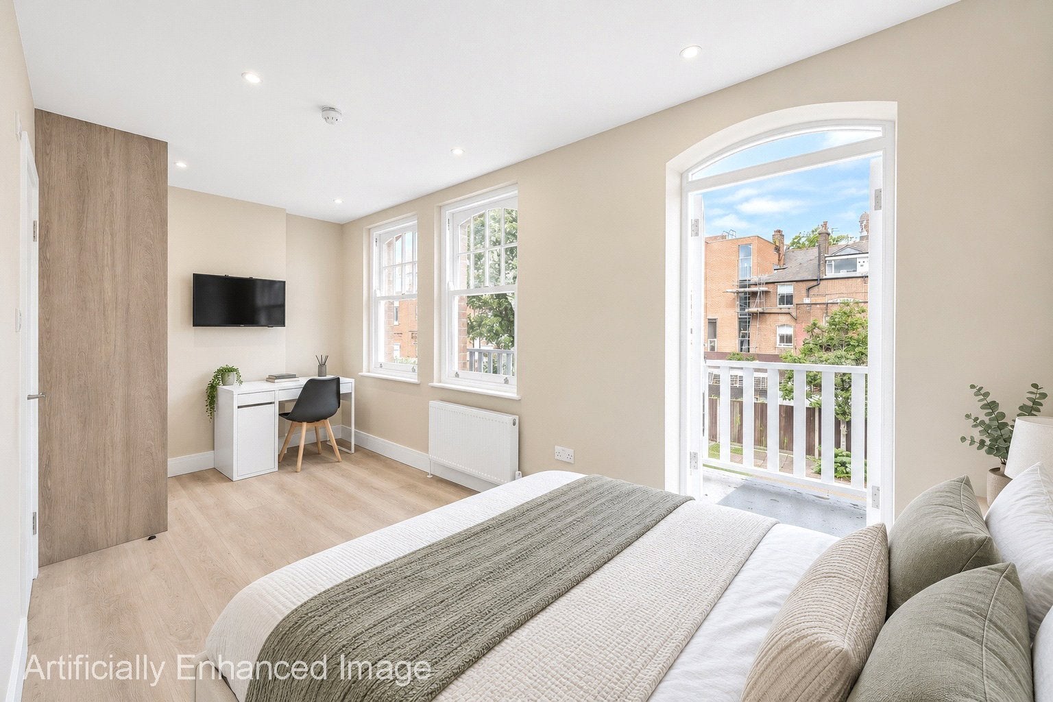 Flat Margravine Gardens in Greater London