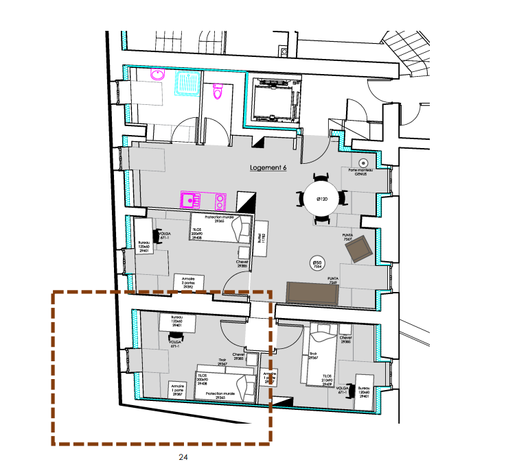 Flat Rue Saumaise in Dijon