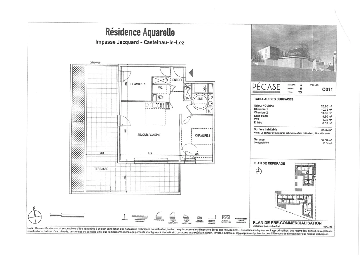 Appartement Impasse Jacquard à Castelnau-le-Lez