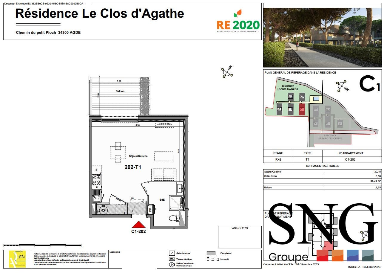 Appartement Chemin du Petit Pioch à Agde