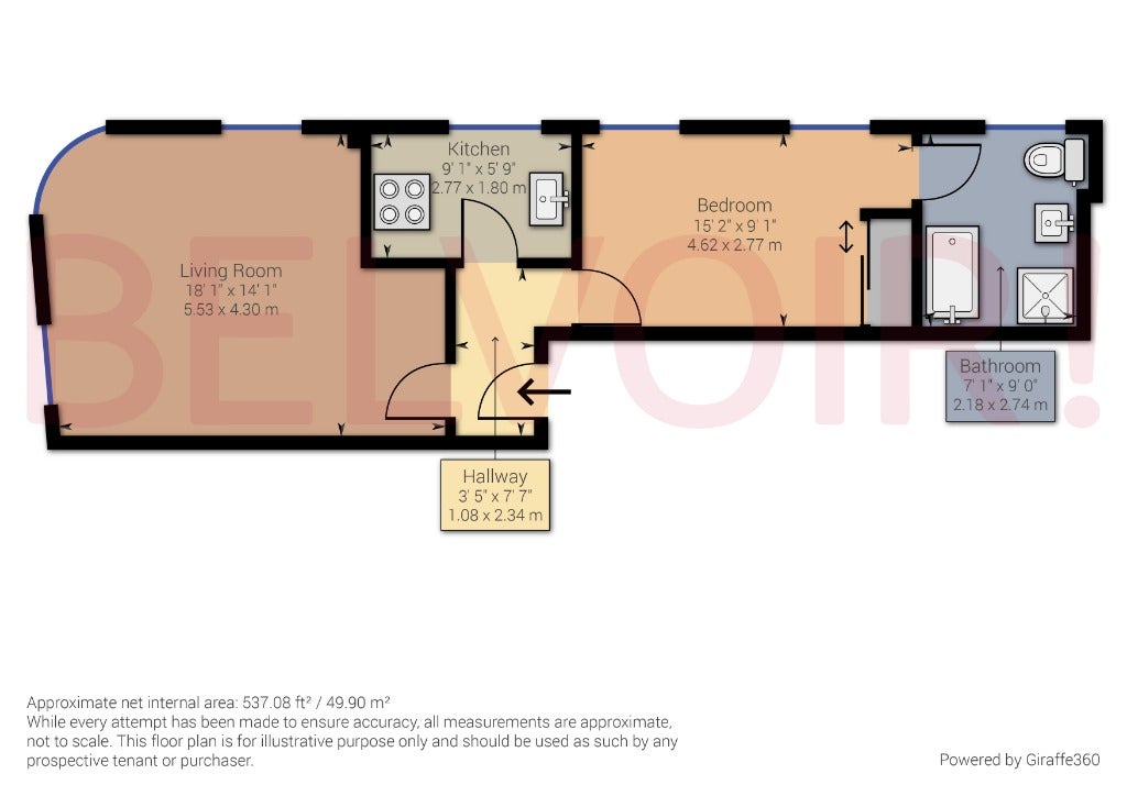 Flat New Street in Basingstoke and Deane