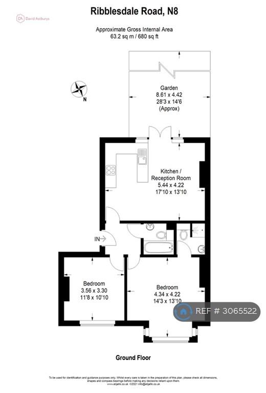 Flat Ribblesdale Road in Greater London