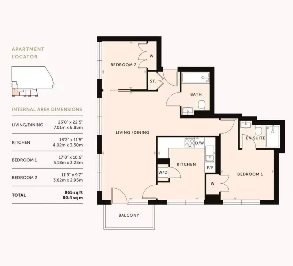 Room City Island Way in Greater London