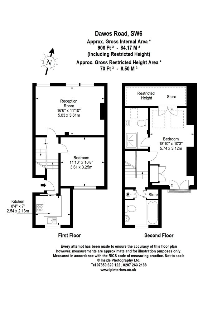 Flat Dawes Road in Greater London